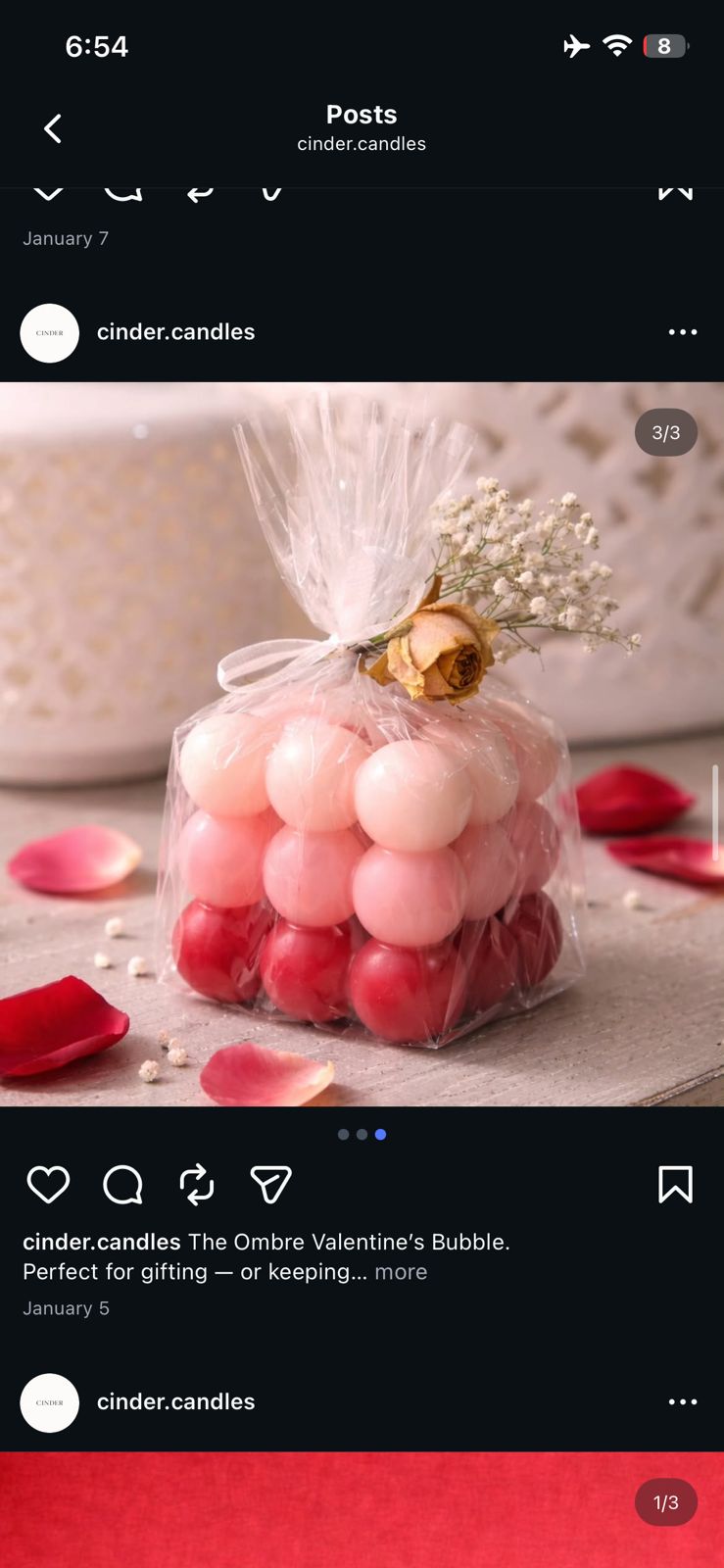 Valentine's Ombre Bubble